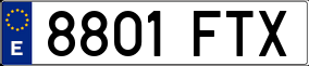 Truck License Plate